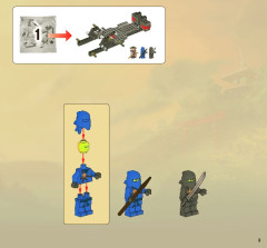 LEGO 2263 instructions page 3 – build guide