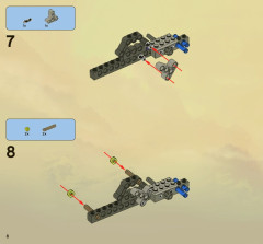 LEGO 2263 instructions page 8 – build guide