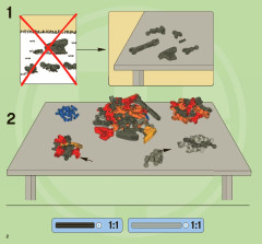 LEGO 2282 instructions page 2 – build guide