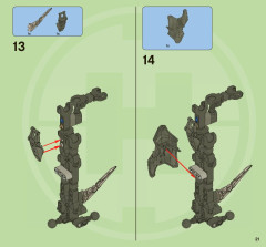 LEGO 2282 instructions page 21 – build guide