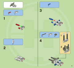 LEGO 2282 instructions page 5 – build guide