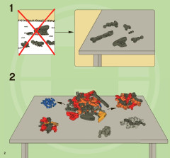 LEGO 2283 instructions page 2 – build guide