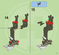 LEGO 2283 instructions page 21 – build guide