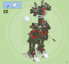 LEGO 2283 instructions page 43 – build guide