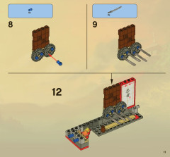 LEGO 2504 instructions page 11 – build guide