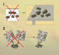 LEGO 2504 instructions page 2 – build guide