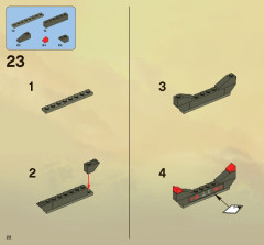 LEGO 2504 instructions page 22 – build guide