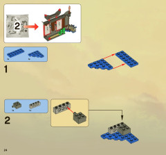 LEGO 2504 instructions page 24 – build guide