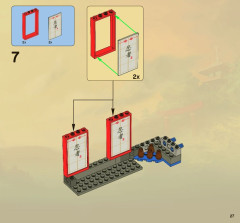 LEGO 2504 instructions page 27 – build guide