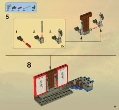 LEGO 2504 instructions page 29 – build guide