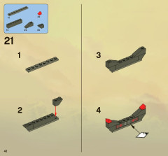 LEGO 2504 instructions page 42 – build guide