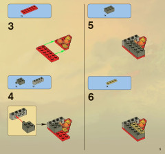 LEGO 2504 instructions page 5 – build guide