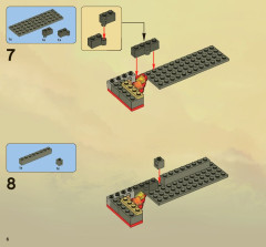 LEGO 2504 instructions page 6 – build guide