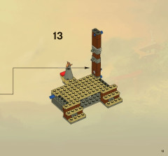 LEGO 2504 instructions page 13 – build guide