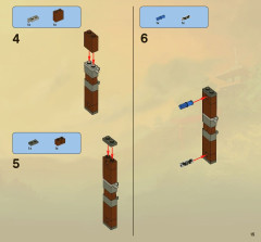 LEGO 2504 instructions page 15 – build guide