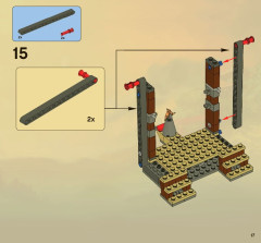 LEGO 2504 instructions page 17 – build guide