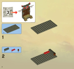 LEGO 2504 instructions page 2 – build guide