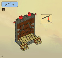 LEGO 2504 instructions page 22 – build guide