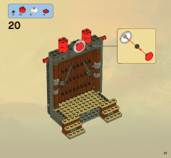 LEGO 2504 instructions page 23 – build guide