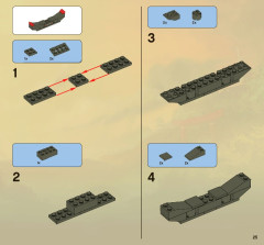 LEGO 2504 instructions page 25 – build guide