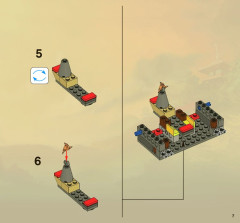 LEGO 2504 instructions page 7 – build guide