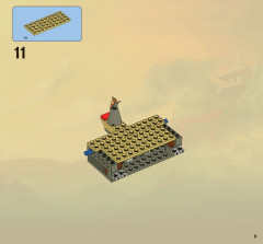 LEGO 2504 instructions page 9 – build guide