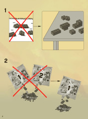 LEGO 2505 instructions page 2 – build guide