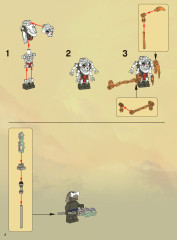 LEGO 2505 instructions page 4 – build guide