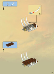 LEGO 2505 instructions page 43 – build guide