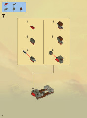 LEGO 2505 instructions page 6 – build guide