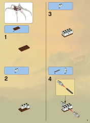 LEGO 2505 instructions page 9 – build guide