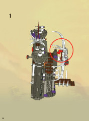 LEGO 2505 instructions page 36 – build guide