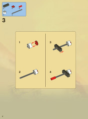 LEGO 2505 instructions page 4 – build guide