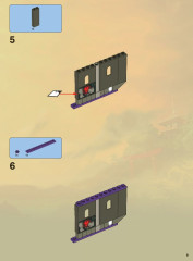 LEGO 2505 instructions page 9 – build guide