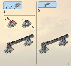 LEGO 2506 instructions page 11 – build guide