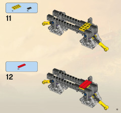 LEGO 2506 instructions page 13 – build guide
