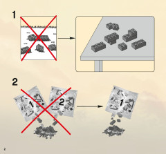 LEGO 2506 instructions page 2 – build guide