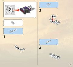 LEGO 2506 instructions page 33 – build guide