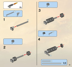 LEGO 2506 instructions page 35 – build guide