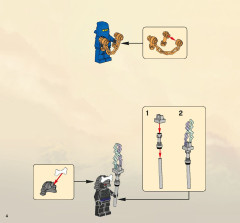 LEGO 2506 instructions page 4 – build guide