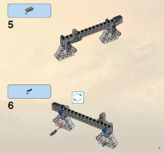 LEGO 2506 instructions page 7 – build guide