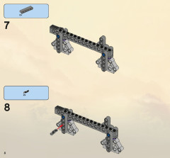 LEGO 2506 instructions page 8 – build guide