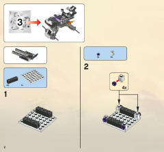 LEGO 2506 instructions page 2 – build guide