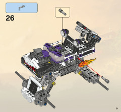 LEGO 2506 instructions page 31 – build guide