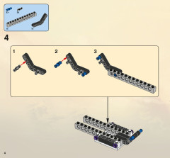 LEGO 2506 instructions page 4 – build guide