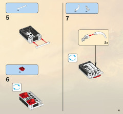 LEGO 2506 instructions page 41 – build guide