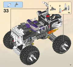 LEGO 2506 instructions page 47 – build guide