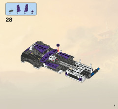 LEGO 2506 instructions page 9 – build guide