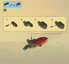 LEGO 2507 instructions page 11 – build guide