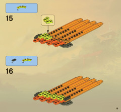 LEGO 2507 instructions page 19 – build guide